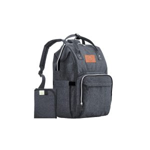 KeaBabies Original Diaper Backpack - Mystic Gray