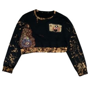 Title: 11:11 Let It Go // “NSxPuma Concept” bleached croptop sweater